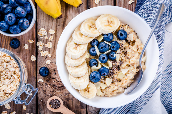 Ejemplo de desayuno a base de alimentos funcionales.