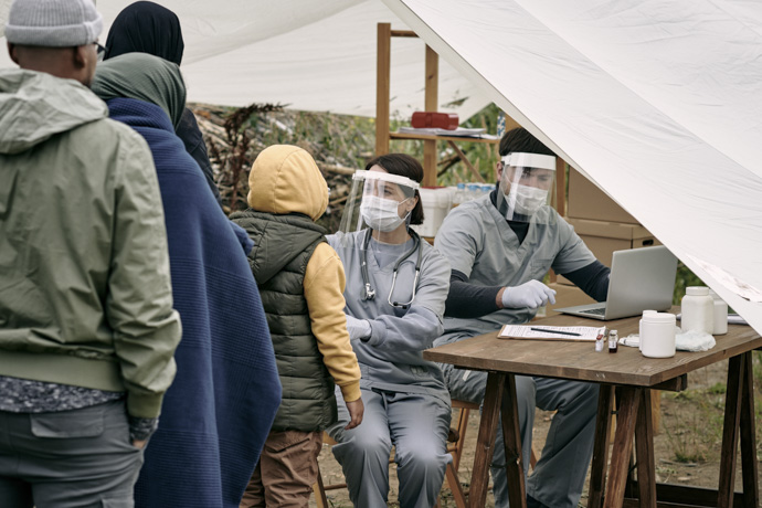 Cobertura de salud médica a población vulnerable