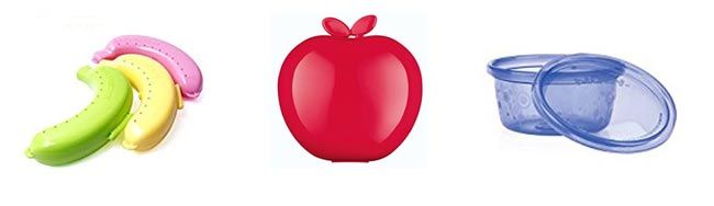 envase para fruta en la merienda