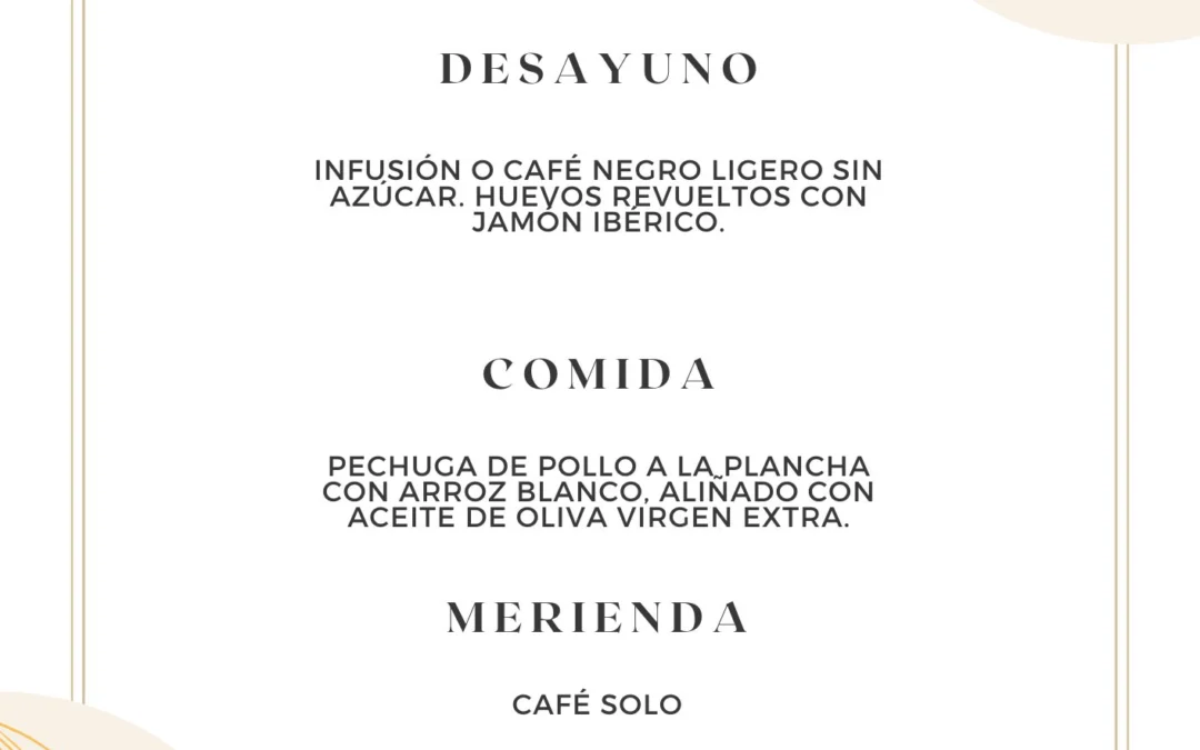 Dieta preparación Test SIBO